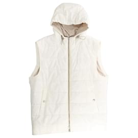 Autre Marque Chaleco de lana con capucha Eleventy, Beige, Talla 50 IT