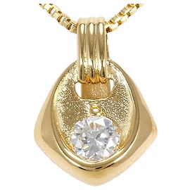 Autre Marque Collier en or jaune 18K avec diamant