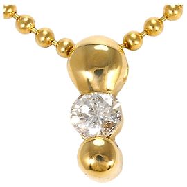 Autre Marque Collana in oro giallo 18K con diamante