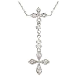 Autre Marque Collana in oro bianco 18K e diamanti