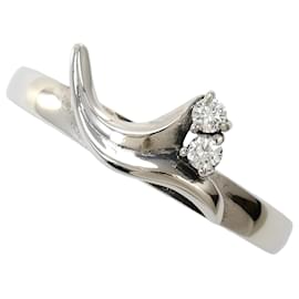 PT850 Platinring mit Diamant - Autre Marque