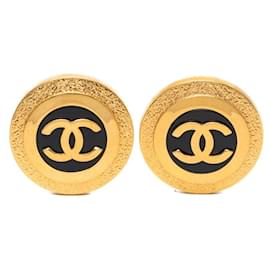 Orecchini a clip tondi Chanel Coco Mark