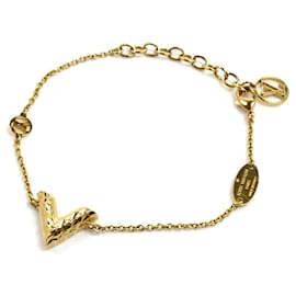 Bracciale charm Louis Vuitton placcato oro