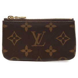 Louis Vuitton Monogram Pochette Clé Carteira/Porta-moedas