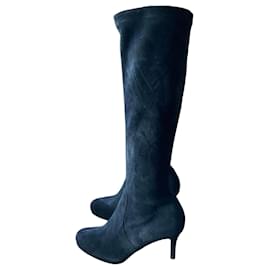 Botas altas de ante elástico negro Sylvie L.K. Bennett - Lk Bennett