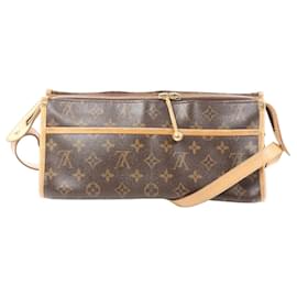 Borsa a tracolla Louis Vuitton Popincourt Long Monogram marrone M40008