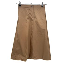 Falda Hugo Boss marrón de algodón Talla 38