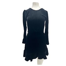 Autre Marque Robe noire en velours