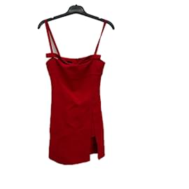 Vestido de seda vermelho Giambattista Valli Tamanho 40