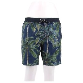 Pantaloncini stampati Dolce & Gabbana blu navy poliestere M