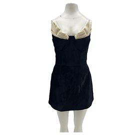 Autre Marque SHUSHU/TONG Trägerloses Kleid Schwarz XS