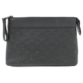 Borsa Louis Vuitton Monogram Shadow Pochette Voyage Souple