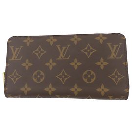 Louis Vuitton Brown Monogram Zippy Long Wallet