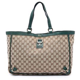 Abbey GG Canvas Tote in Beige von Gucci