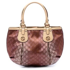 Tote Gucci Brown GG Lurex Scarlett