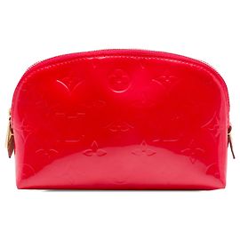 Pochette cosmetici Louis Vuitton Red Monogram Vernis