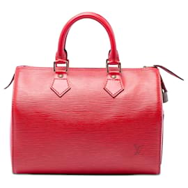 Louis Vuitton Speedy 25 in Epi rosso
