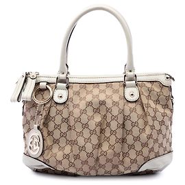 Borsa Sukey in tela GG beige Gucci