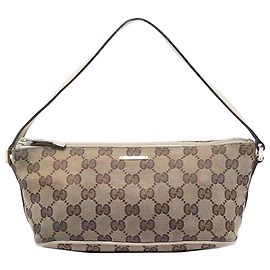 Gucci Beige GG Canvas Boat