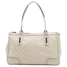 Gucci Beige Guccissima Web Princy Tote