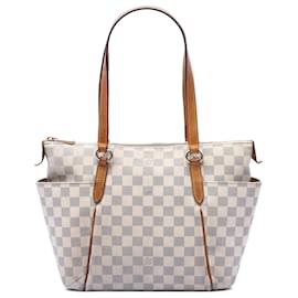 Louis Vuitton White Damier Azur Totally PM
