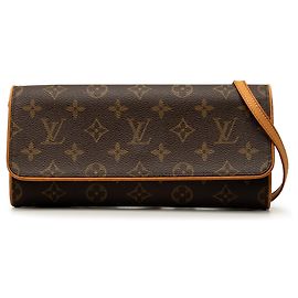 Louis Vuitton Pochette Twin GM Marrone Monogram