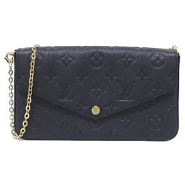 Pochette Felicie Monogram Empreinte Louis Vuitton M64064 Borsa a Spalla
