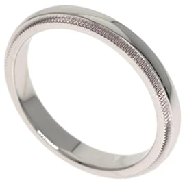 Anillo de banda de platino Milgrain Tiffany & Co.
