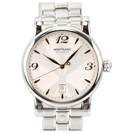 Montblanc Meisterstuck Star Date Automatico Quadrante Argento Acciaio 38.5mm 105961