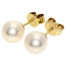 Orecchini con perle Cartier in oro giallo 18K