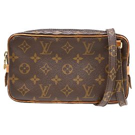 Louis Vuitton Pochette Marly Bandouliere Monogram Canvas medium