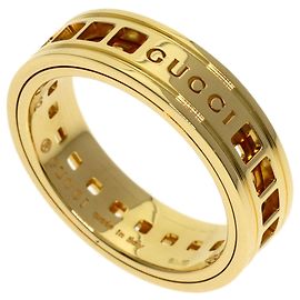 Anello Gucci Scroll #12 in oro giallo 18K