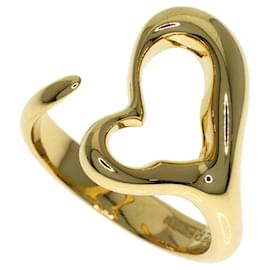 Tiffany & Co. 18K Yellow Gold Open Heart Band Ring