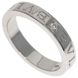 Anello Bvlgari Double Logo con Diamanti - Bulgari