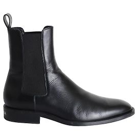 Botas Midnight Chelsea en cuero negro Balenciaga