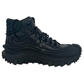 Sneakers alte Moncler Trailgrip High GTX in pelle nera