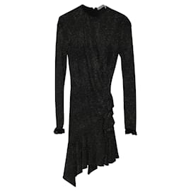 Autre Marque Vestido con brillos Philosophy Di Lorenzo Serafini en poliamida negra