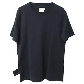 T-shirt con girocollo Bottega Veneta in cotone nero