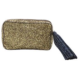 Twinkle Clutch Anya Hindmarch in Gold Glitter