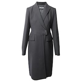 Tom Ford Mantelkleid aus grauer Wolle