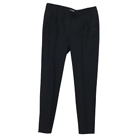 Pantaloni Brunello Cucinelli in lana blu navy
