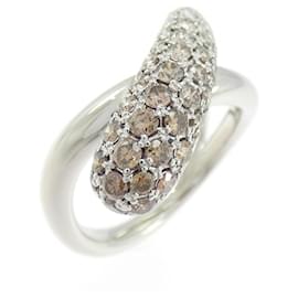 Autre Marque Anello Kashikey Platinum con Diamanti