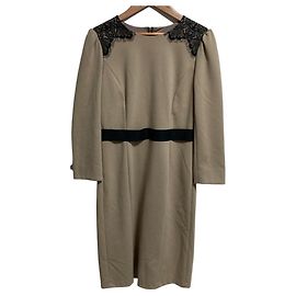LANVIN COLLECTION Kleid mit Spitzeneinsätzen