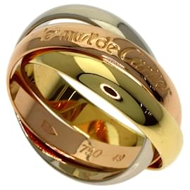 Cartier Trinity Ring 18K Rosé Weiß und Gelbgold