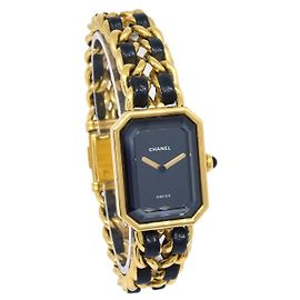 Chanel Premiere Rock Quartz Metallo Placcato e Pelle 20