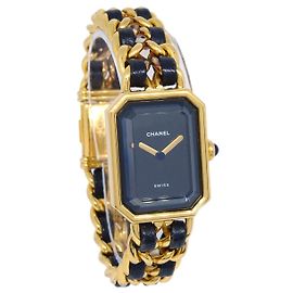Chanel Premiere Rock Quartz Metal Bañado y Cuero 20