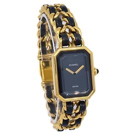 Chanel Premiere Rock Quartz Metallo Placcato e Pelle 20