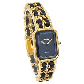 Chanel Premiere Rock Quartz Metallo Placcato e Pelle 20