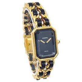 Chanel Premiere Rock Quartz Metallo Placcato e Pelle 20