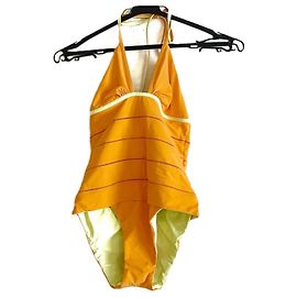 Costume da bagno in Lycra arancione Fendi